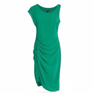 Express | Dresses | Mock Neck Long Sleeve Pleated Waist Tiered Ruffle Mini  Dress | Poshmark